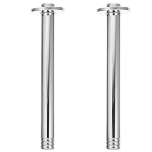 2 Stück Brausearm Edelstahl Duscharm Badezimmer Wandmontage Duscharm - Bild 1 von 12