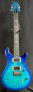 Guitarra Eléctrica PRS SE Personalizada 24-08 Tapa Edredón Azul Lago con Estuche - Imagen 1 de 12