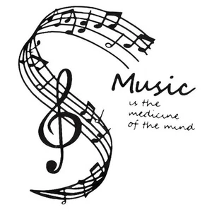 Music Notes Wall Stickers Wall Decor Vinyl Wall Decal Music Wall Art Black - Picture 1 of 8