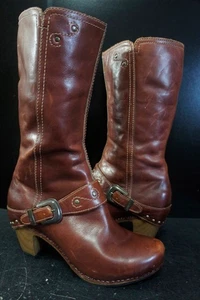 NEU 235 $ Dansko braun Rylan Crazy Horse Leder halbhohe Stiefel EU 39 US 8,5 - Bild 1 von 17