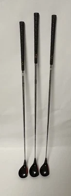 Ping Eye Wood Set Driver 1 3 5 Woods Steel Shaft Royal Leather Grip - Image 1 of 4