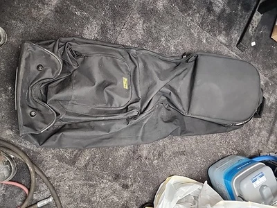 Bolsa de viagem acolchoada com rodas grande para menino BagBoy compartimento duplo preta  - Imagem 1 de 4