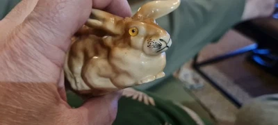 Antique Victorian Rare Moore Brothers  Rabbit Figurine C1891 - 1905 - Image 1 of 4