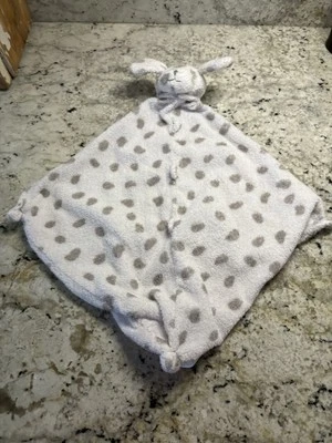 Angel Dear Puppy Dalmation Perro Terciopelo Lovey Manta de Seguridad Lunares de Peluche Juguete Gris Foto 1 de 4