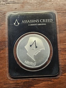 🌟 Assassin's Creed 1 oz .999 Fine Silver Ubisoft Hooded Assassin Coin Round - Bild 1 von 2