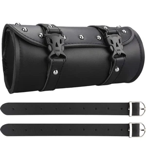 Motorrad Werkzeugtasche, Motorrad Gabeltasche PU Leder Universal Satteltasche Vorne... - Bild 1 von 7
