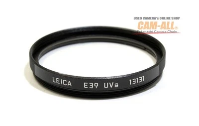 Leica E39 UVa Filter (13131) - Black **Near Mint** Condition - Image 1 of 4