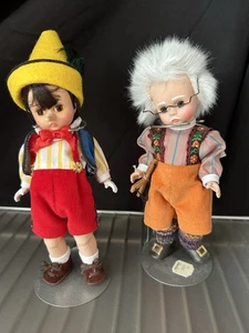Madame Alexander Pinocchio & Geppetto 8" Storyland Collection (ohne Etikett oder Box) - Bild 1 von 3