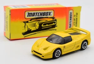 Matchbox Superfast #75 Ferrari F50 yellow. Made in China. Original packaging - Picture 1 of 4