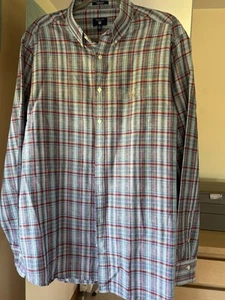 Gant Shirt Handloom Madras XL Men's - Picture 1 of 4