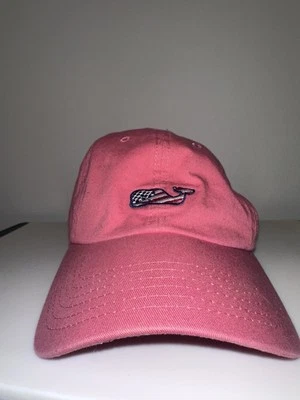 Gorra Vineyard Vines Correa Trasera Mujer Naranja Rojo Rosa Ballena Preppy Ajustable Foto 1 de 3