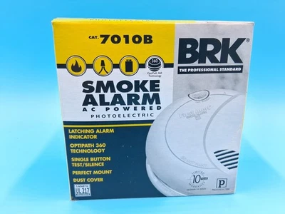 Nuevo detector/alarma de humo cableado alimentado por CA BRK 7010B 120V  Foto 1 de 4