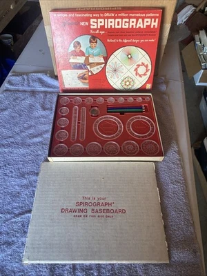Espirógrafo completo vintage original 1967 de Kenner #401 - bolígrafos no funcionan  Foto 1 de 4