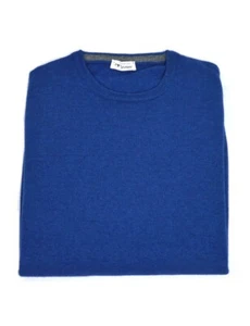 OFFICINA TESSILE maglia uomo girocollo azzurro taglie comode 2XL 3XL 4XL 6XL cas - Imagen 1 de 2
