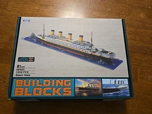 Titanic Ship Micro Mini Building Blocks Set, 1860pcs 3D Titanic Model - Picture 1 of 5