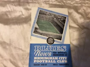 1959 Coppa UEFA BIRMINGHAM CITY V ZAGABRIA * - Foto 1 di 1
