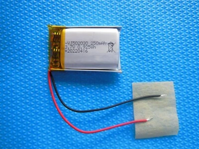 Lipo Akku 250mAh 3.7V   Bosch Intuvia Ersatz - Bild 1 von 2