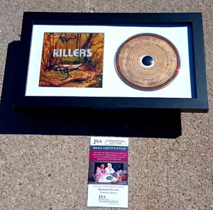 THE KILLERS Band SIGNED & FRAMED CD JSA COA Sawdust - Picture 1 of 3