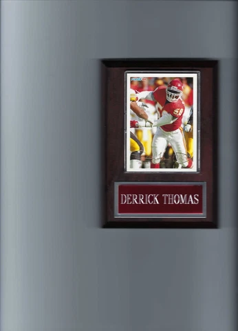 DERRICK THOMAS PLAQUE KANSAS CITY CHIEFS KC FOOTBALL NFL   C3 Cover