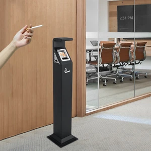 Kommerzieller Mülleimer Zigarettenaschenbecher für Außen/Innen Abfallbehälter USA - Bild 1 von 17