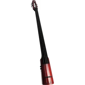 NS Design WAV4c Series 4-String Upright Electric Double Bass Transparent Red - Picture 1 of 1