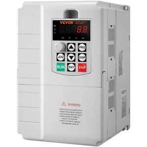VEVOR 7.5KW 10HP VFD Variable Frequency Drive Inverter for 3-Phase Speed Control - Picture 1 of 12