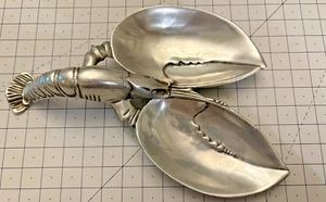 Servidor de langosta de aluminio Royal Hickman Mid-Century BRUCE Cox 15,5" firmado - Imagen 1 de 4