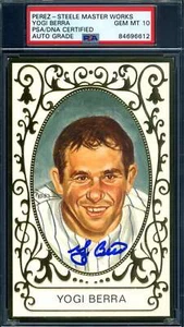 Yogi Berra Gem Mint 10 PSA DNA Signed Perez Steele Master Works Ramly Autograph - Picture 1 of 1