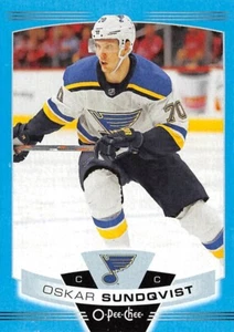 2019-20 O-Pee-Chee Blue Border #134 Oskar Sundqvist - Picture 1 of 2