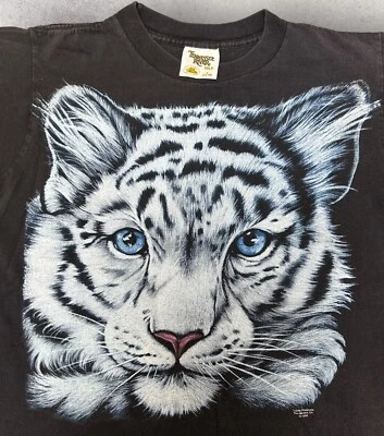 Camiseta De Colección 1994 Tennessee River Gold Big Face Tiger Niños Grande 14-16 Foto 1 de 4