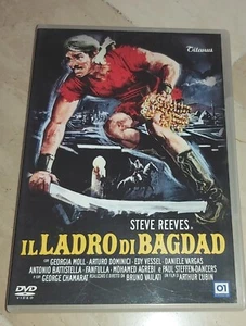 IL LADRO DI BAGDAD CON STEVE REEVES DVD FUORI CATALOGO - Foto 1 di 4