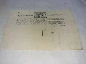 ANTICO DOCUMENTO TRANSITO SALI STATO DI MILANO LEONE SAN MARCO MET 1600 - Picture 1 of 2