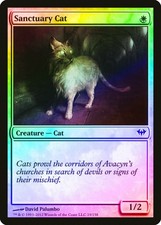 Sanctuary Cat FOIL Dark Ascension NM White Common MAGIC MTG CARD ABUGames