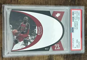 1997 SPX Michael Jordan Die-CUT Sample #SPX5 PSA 8 - Bild 1 von 2