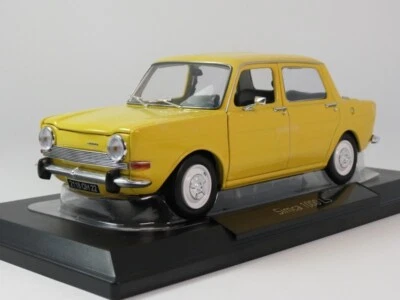 Norev Simca 1100 LS Maya yellow 1974 1/18 185714 - Immagine 1 di 4