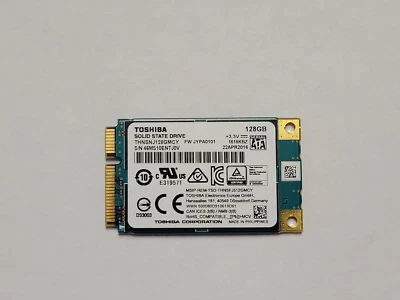Toshiba THNSNJ128GMC 128GB MSata SSD - Image 1 of 2