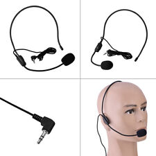 Head Mounted Microphone 3.5mm Wired Microphone Condenser Mini Microphone