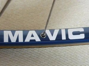 4 calcomanías adhesivas de ciclismo MAVIC para bicicleta tamaños personalizados color cuadro horquillas llantas - Imagen 1 de 17
