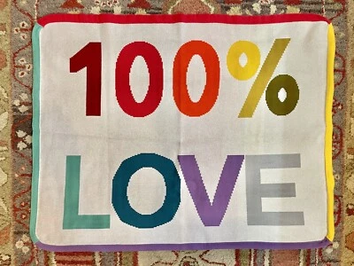 Manta de seguridad BABY GAP 100% LOVE ORGULLOS bebé niños pequeños RARA Foto 1 de 4