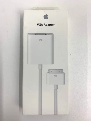 Apple VGA to 30-pin Adapter A1368 for iPad or iPhone MC552ZM/B - Image 1 of 4