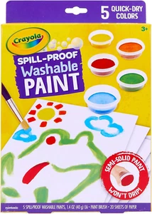 Spill Proof Washable Paint Kit, Less Mess Solution for Paint That Wont Drip or S - Picture 1 of 11