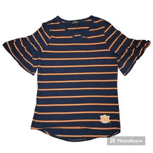 Auburn University "Tigers" GameDay Couture Damen gestreiftes Shirt Größe Medium - Bild 1 von 5