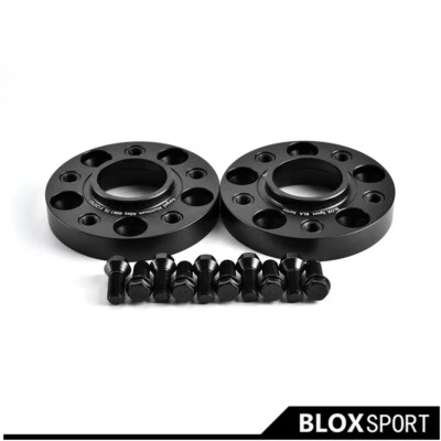 2 x 25 mm 1 pulgada (5x120 CB74.1 M12x1.5 pernos) para BMW 525i E39 2005+ espaciadores de rueda Foto 1 de 4
