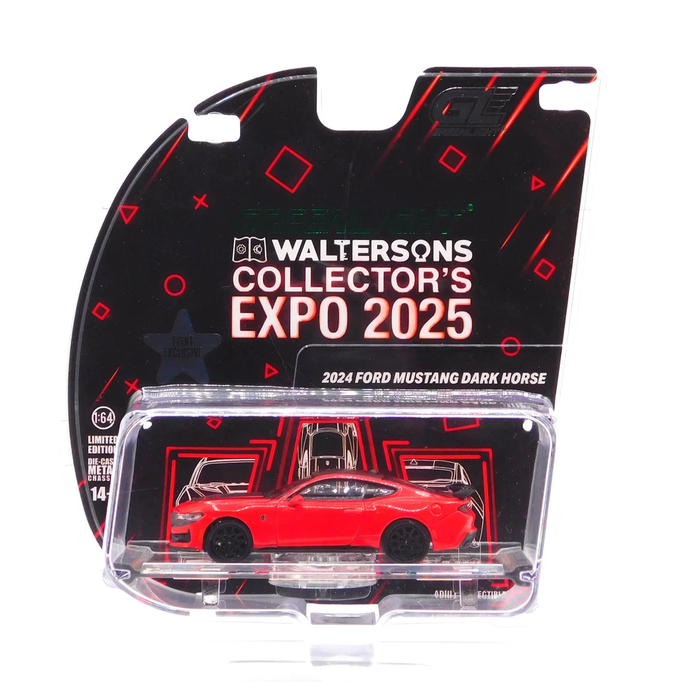 2024 福特野马 Dark Horse Walterson Expo Greenlight Premium 1: 64 压铸 — 第 1/2 张图片