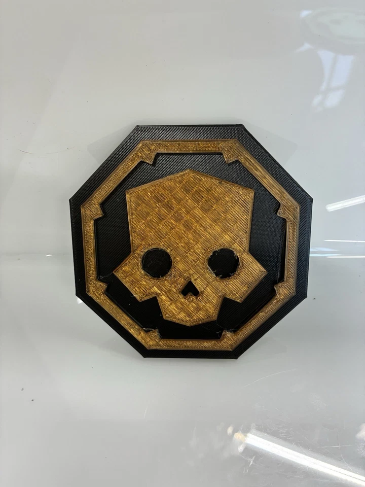 Posavasos impresos en 3D Helldivers naranja/negro (juego si 4) Foto 1 de 1