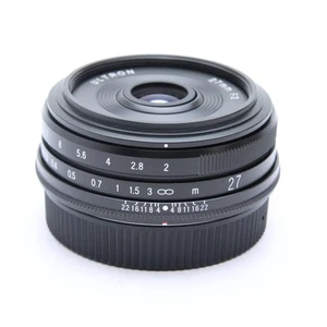 Voigtlander ULTRON 27mm F/2 Black (for Fujifilm X mount) -Near Mint- #573 - Picture 1 of 12