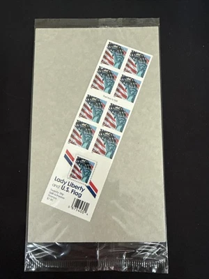 U.S. 2-SIDED BKLT PANE OF 20 SCOTT#3978b 2005 39ct LIBERTY & FLAG MINT - Image 1 of 2