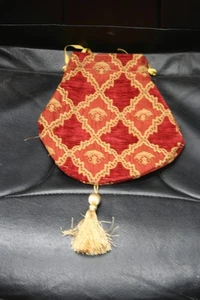 reproduction 18th centry Victorian STYLE  French  Purse, tapestry  hand bag - Picture 1 of 7