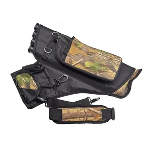 4 Tubes Waist Hip Bag Belt Archery Arrow Quiver Back Pouch Holder Bow Hunting | - Picture 1 of 18