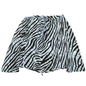 GUCCI SS1996 By Tom Ford Ad Campaign Sheer Zebra Print Cotton Tunic Top Size M - Bild 1 von 10